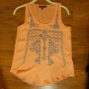 Papaya womans tank top with geometric print